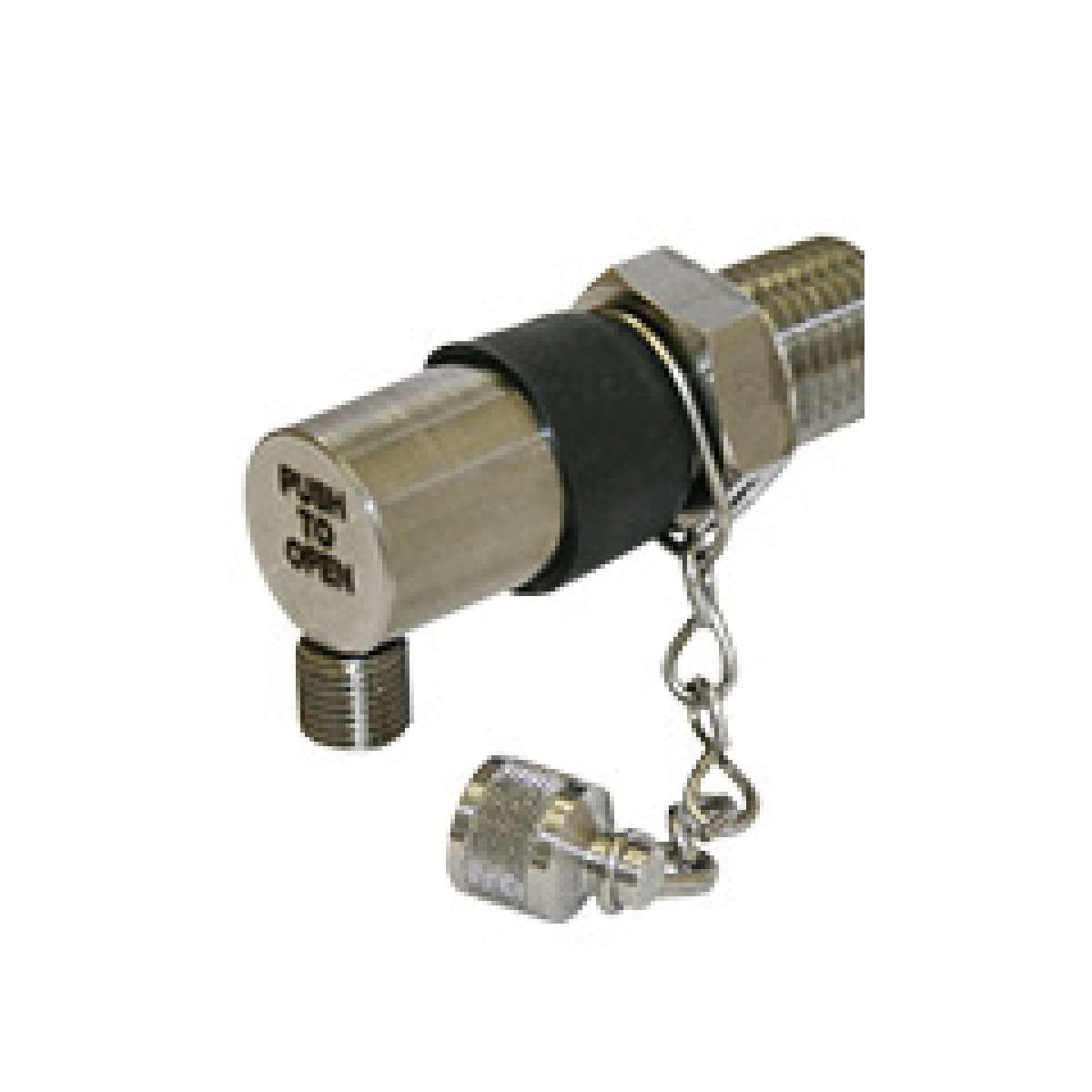 WearCheck KP series push button sampling valve (Viton), 1/4