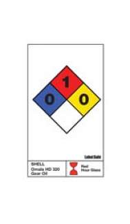 NFPA Label - 2" x 3.25" - Adhesive Labels (1 sheet of 10 labels)