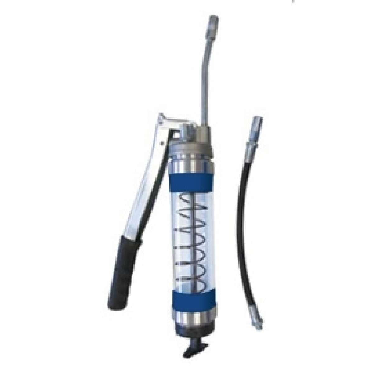 Heavy Duty Clear Lever Grease Gun - Blue Heavy Duty Clear Lever Grease Gun - Blue