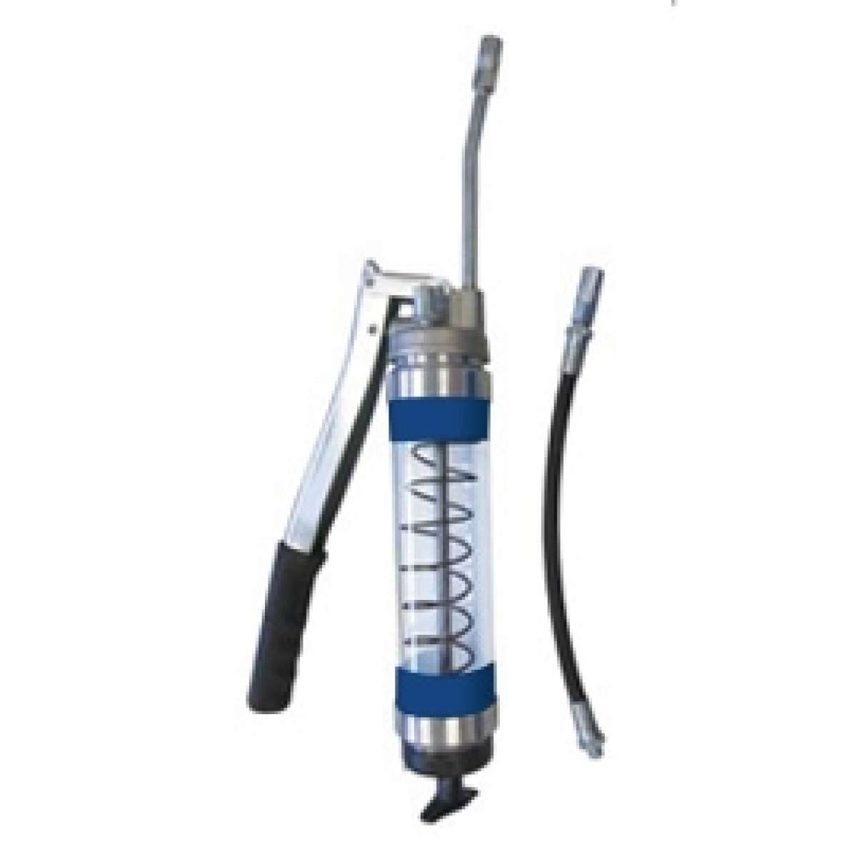 Heavy Duty Clear Lever Grease Gun - Blue