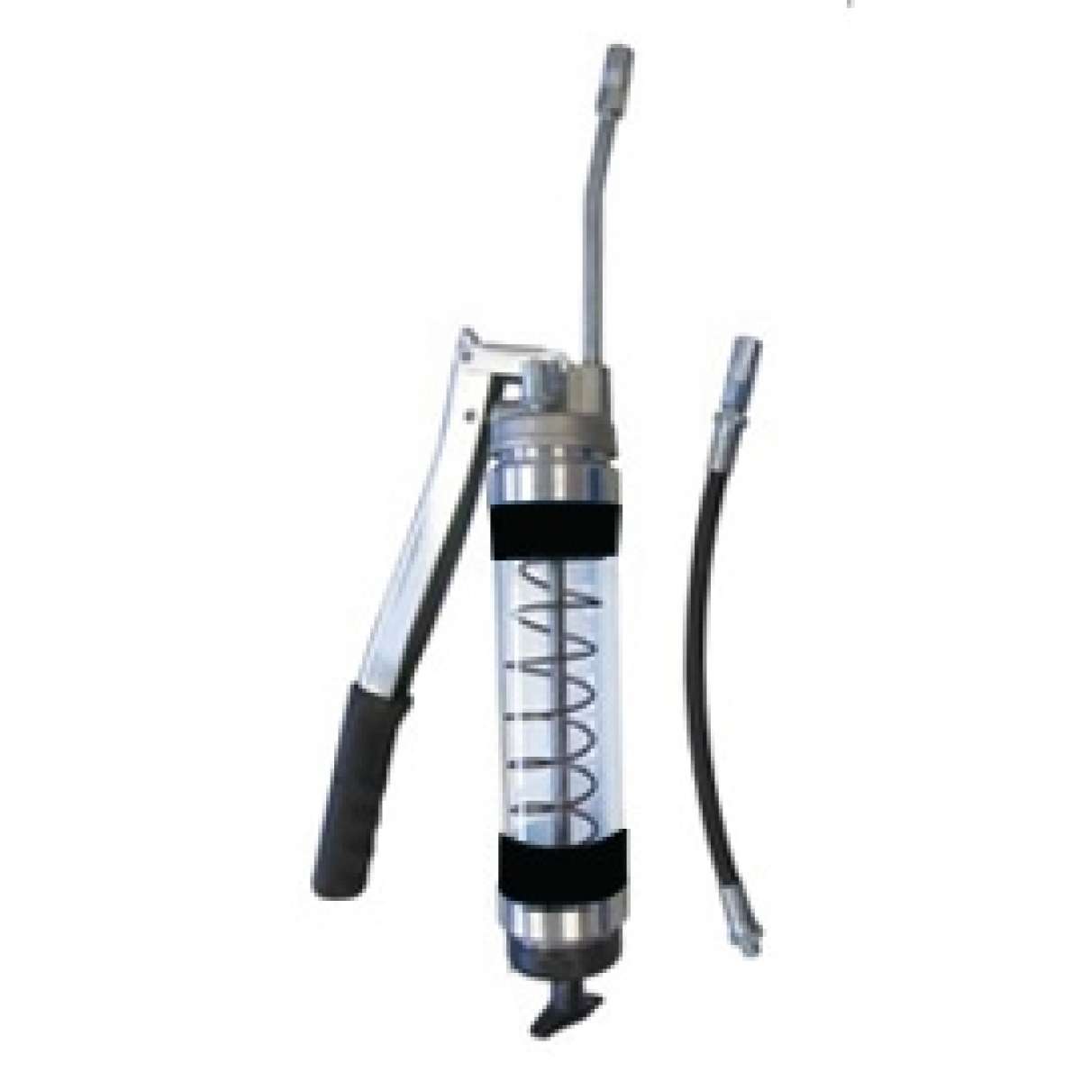 Heavy Duty Clear Lever Grease Gun - Black