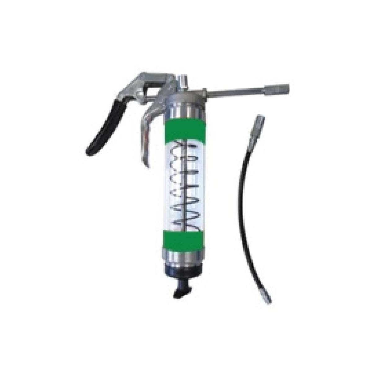 Heavy Duty Clear Pistol Grip Grease Gun - Mid Green Heavy Duty Clear Pistol Grip Grease Gun - Mid Green
