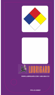 Mini Tank Label (Adhesive) - Purple