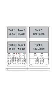 Bulk Oil Storage System - advanced 4x65, 2x120