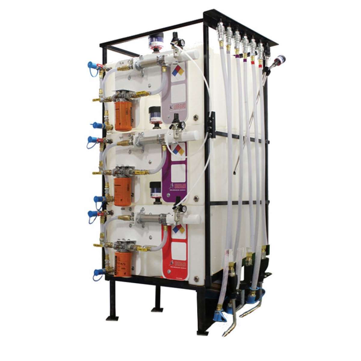 3 X 70 Gallon (265 L) Poly Container System (no spill pan) 3 X 70 Gallon (265 L) Poly Container System (no spill pan)