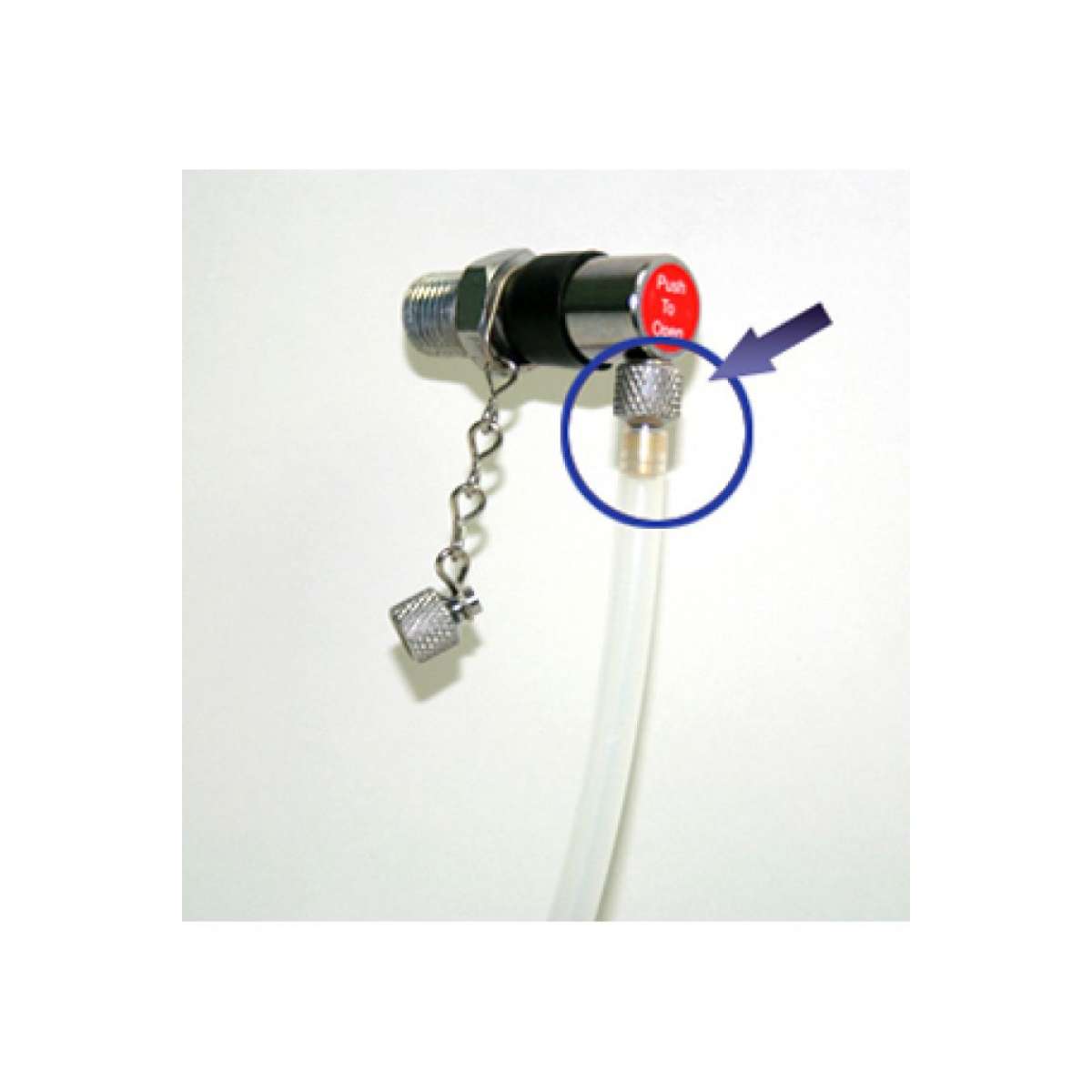 Push Button Spout Barb Push Button Spout Barb
