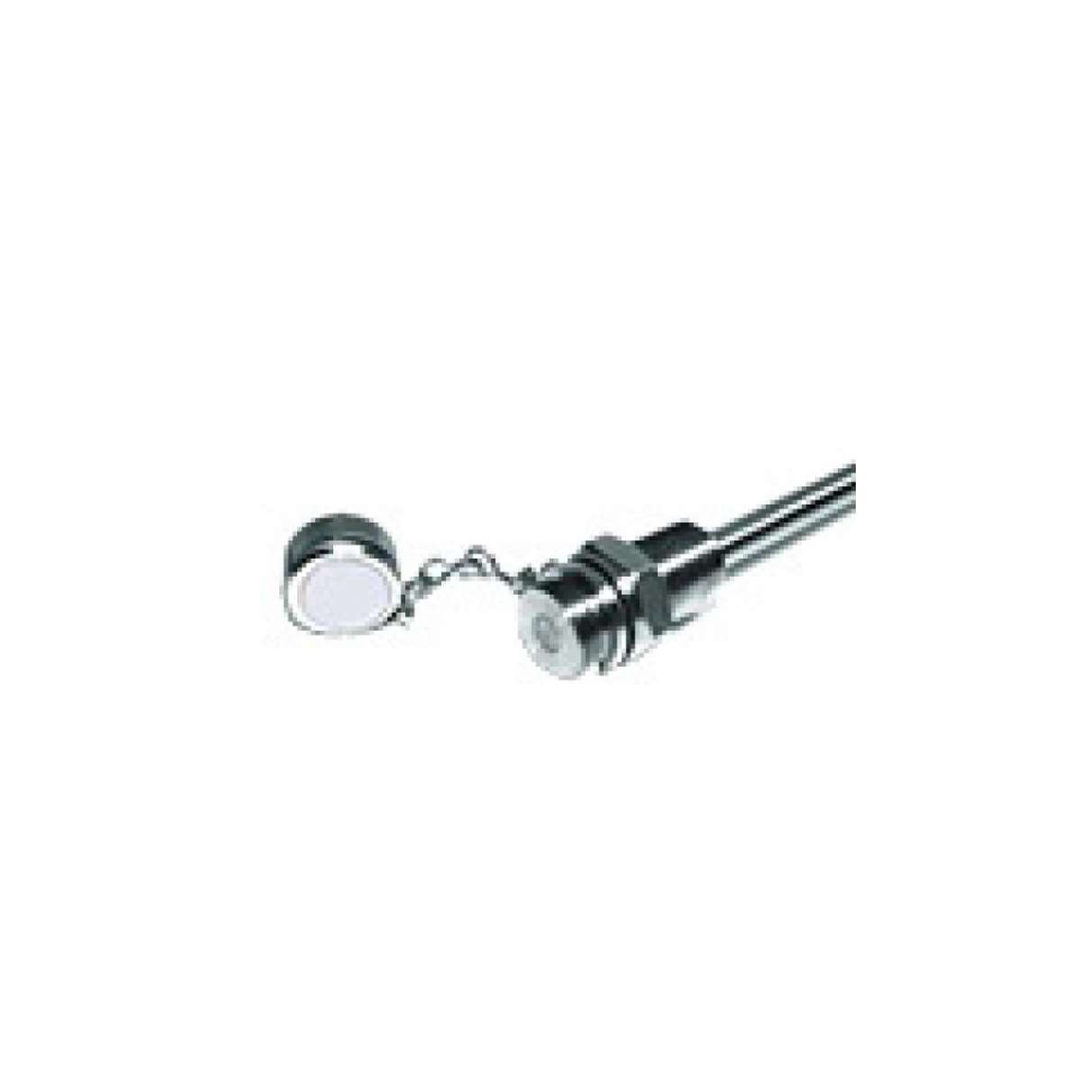12" Stainless Steel Tube, High Flow L , 1/4" NPT, Viton, Rigid 12" Stainless Steel Tube, High Flow L , 1/4" NPT, Viton, Rigid