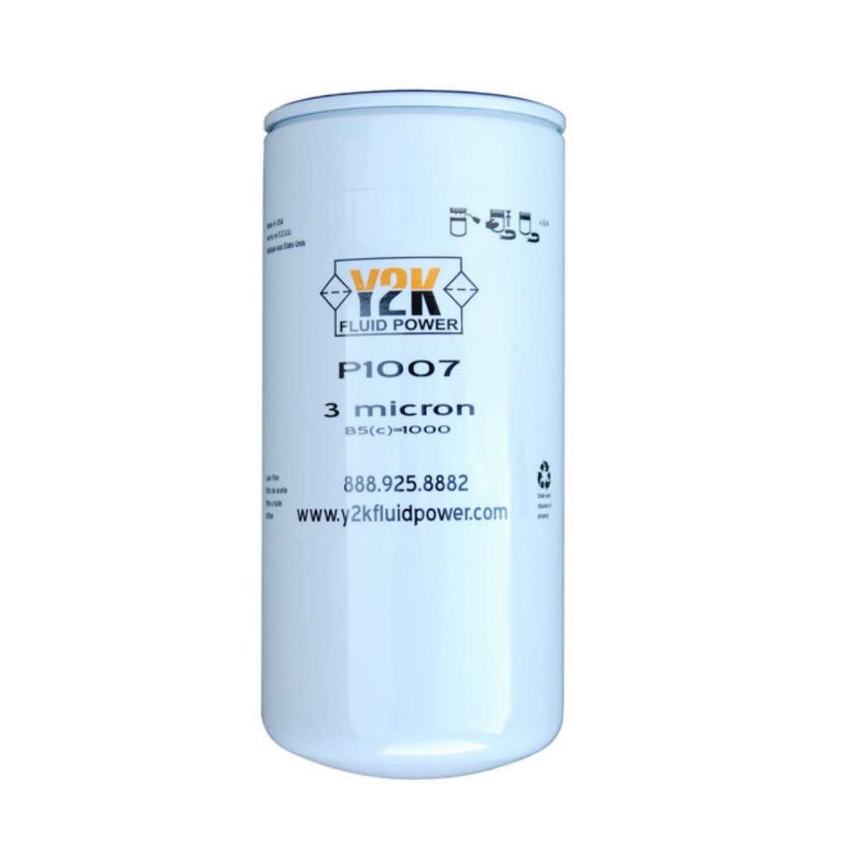 Y Series Spin-On Filter Element 5 Micron Y Series Spin-On Filter Element 5 Micron