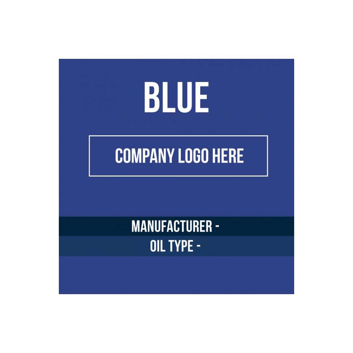 Content Label 8x8 - Blue