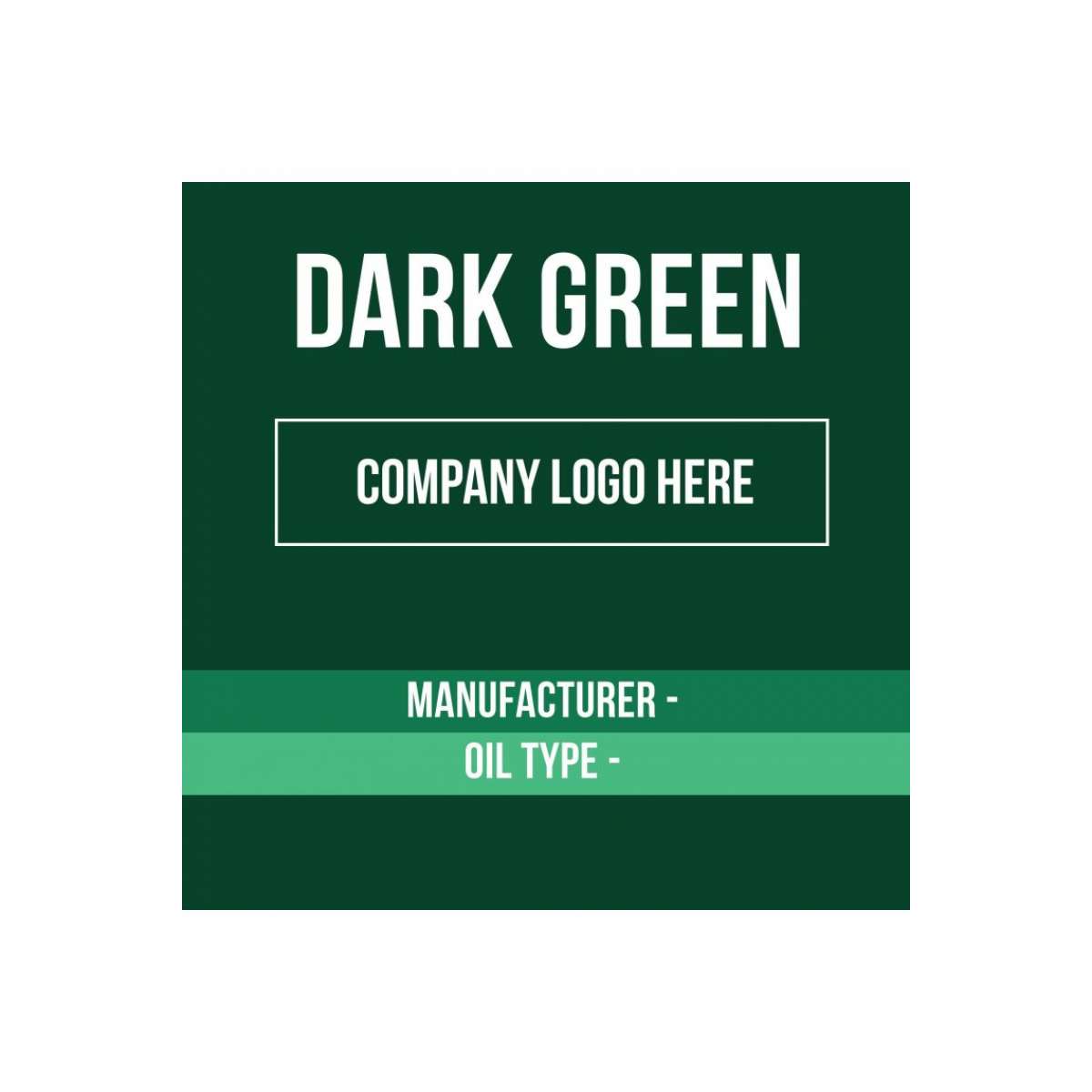 Content Label 8x8 - Dark Green