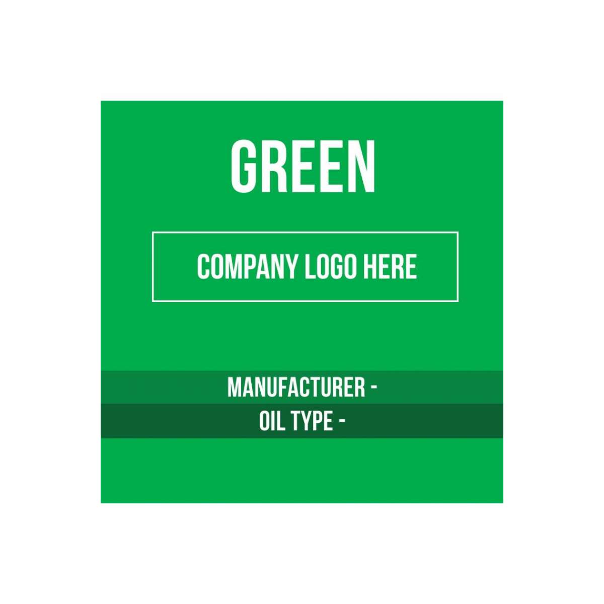 Content Label 8x8 - Mid Green