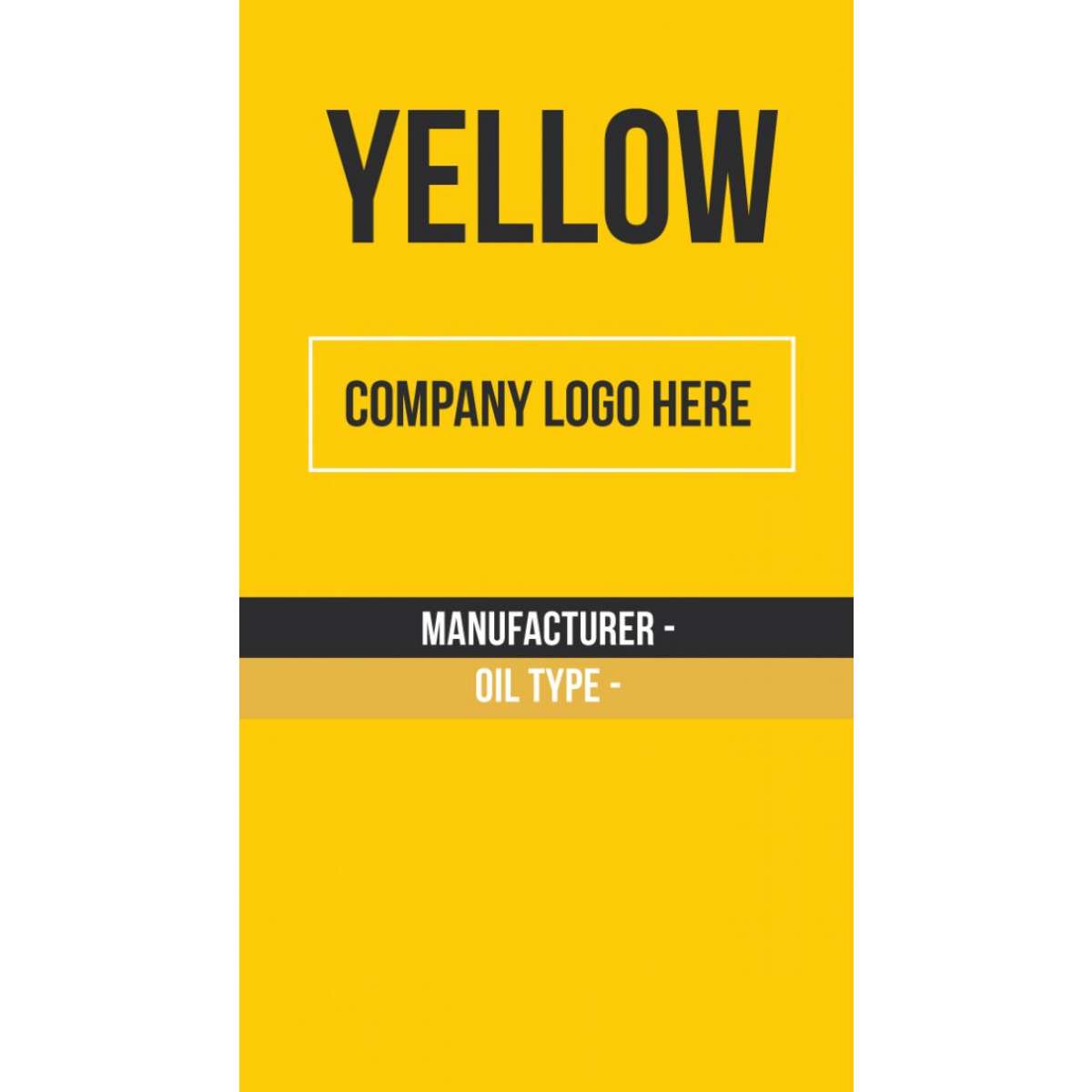Content Label 8x8 - Yellow