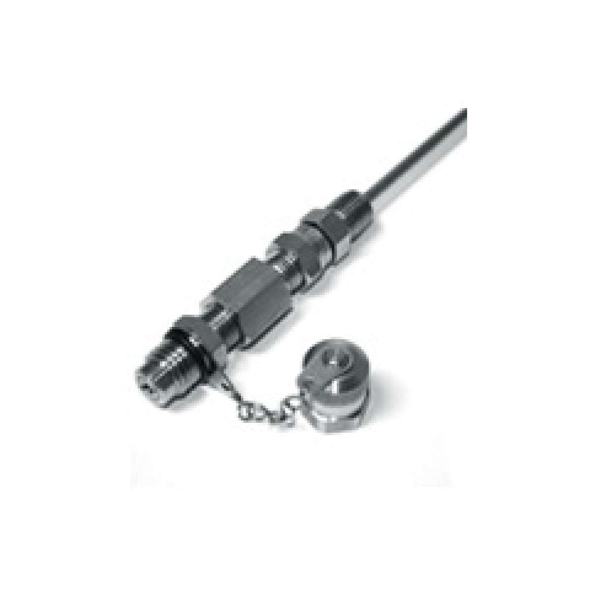 18" Steel, 1/4" NPT, swivel