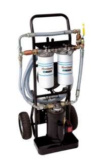 2 GPM 115 vac Dual Stage Filtration Cart Best for Gear Oil                                          