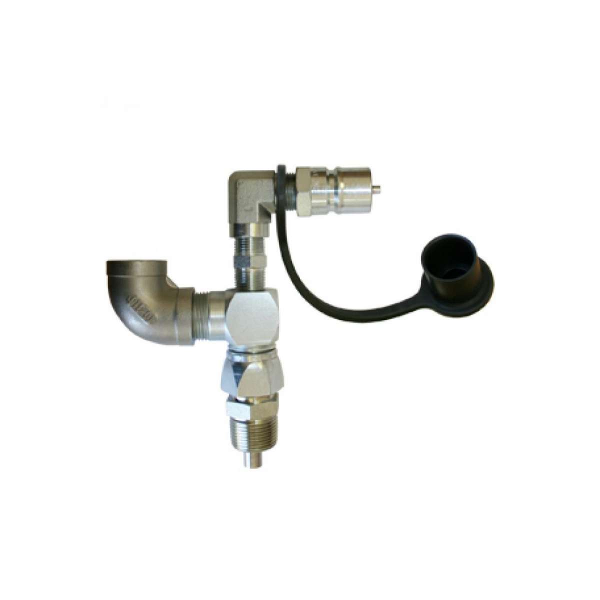 AB Kit Breather, 1" NPTF Port Adapter, 12" Length 1/2" SS Tube, 1/2" Quick Connect, AB Kit Breather, 1" NPTF Port Adapter, 12" Length 1/2" SS Tube, 1/2" Quick Connect,