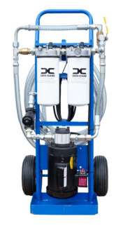 5 GPM 115 vac Filter Cart -  High Viscosity - Black