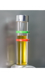 3" Oil Level Indicator Column 1/2" NPT with level rings and Vent Tube