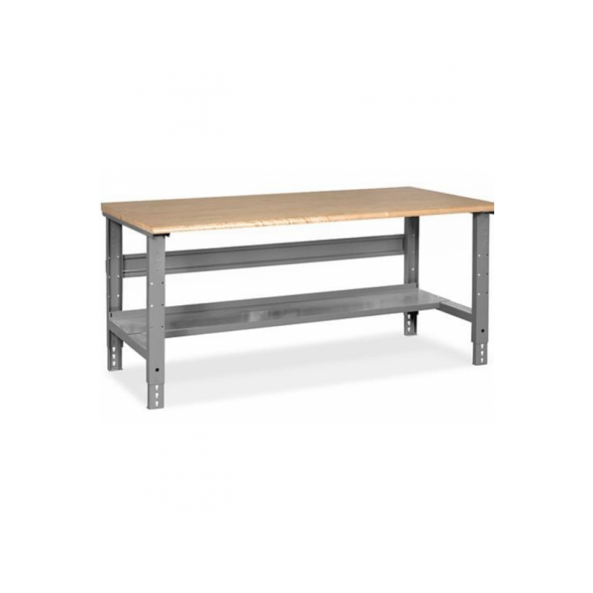 Industrial Packing Table - 60 x 36", Maple Top with Rounded Edge