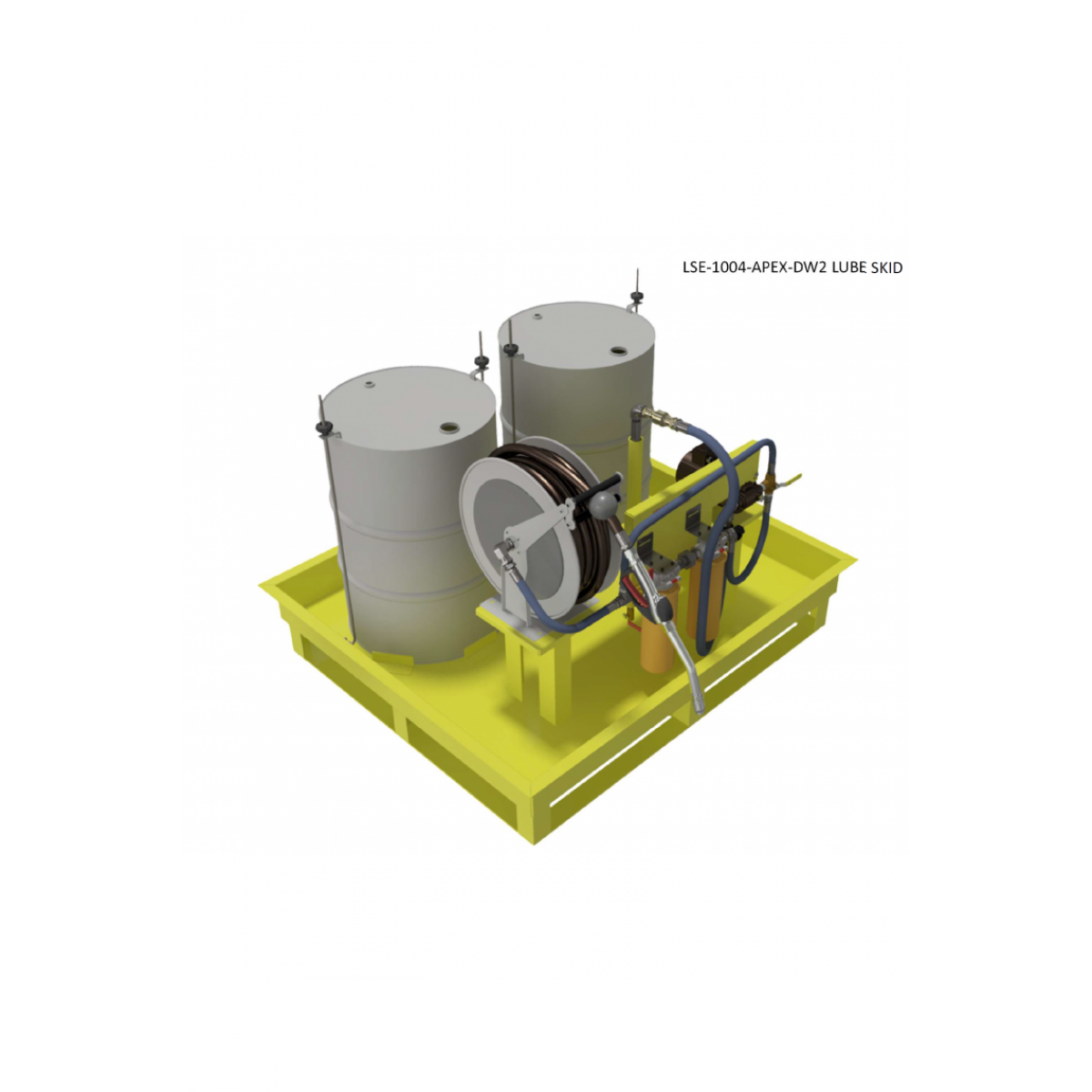 Promark Two Drum Lube Skid Promark Two Drum Lube Skid