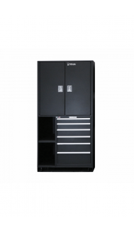 Bulk Storage Cabinet (Black) w/76g Spill