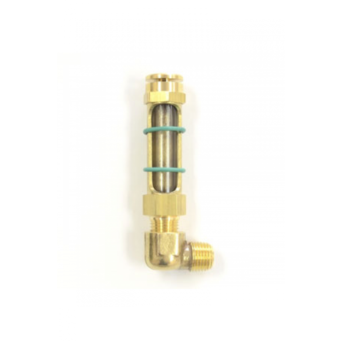 Brass Oil Sight, No Vent Kit, Side Mount, 1/2" OD Glass Brass Oil Sight, No Vent Kit, Side Mount, 1/2" OD Glass