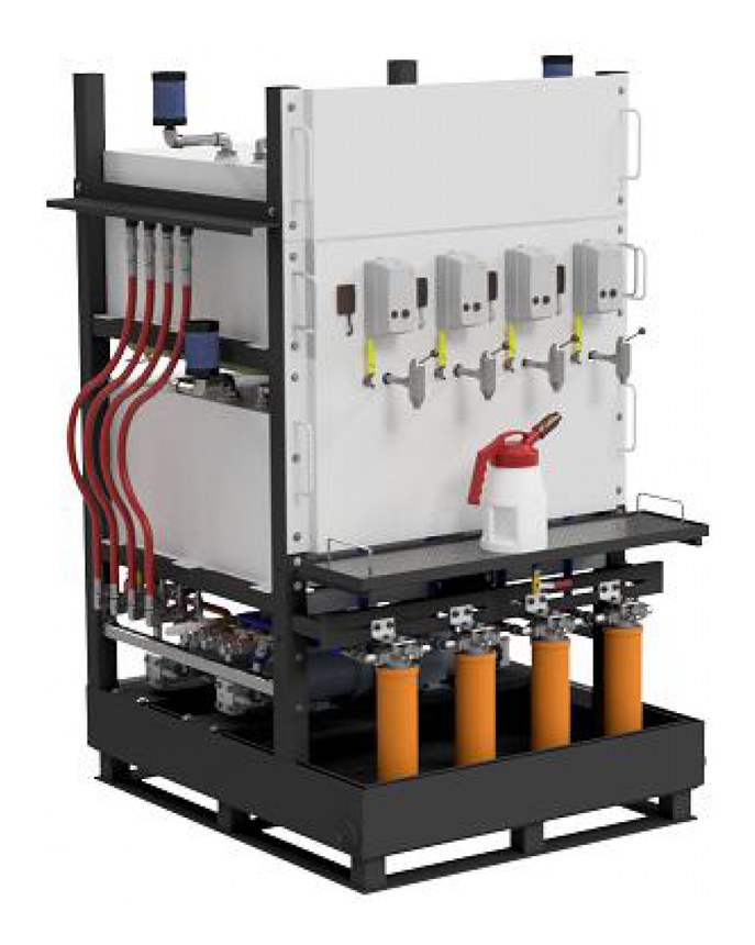 Lubrigard IFS-4 integrated oil filtration and dispense system