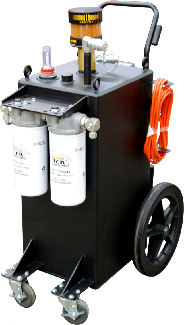 Lubrigard T3 4-wheel filter tote